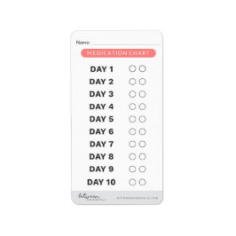 Arzneimittel-Tracker-Labels - klein Adressaufkleber