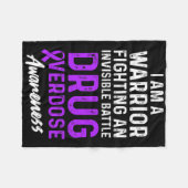 Arzneimittel Überdosierung Bewusstsein Warrior Sur Fleecedecke (Vorderseite (Horizontal))