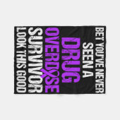 Arzneimittel Überdosierung Bewusstsein Warrior Sur Fleecedecke (Vorderseite (Horizontal))