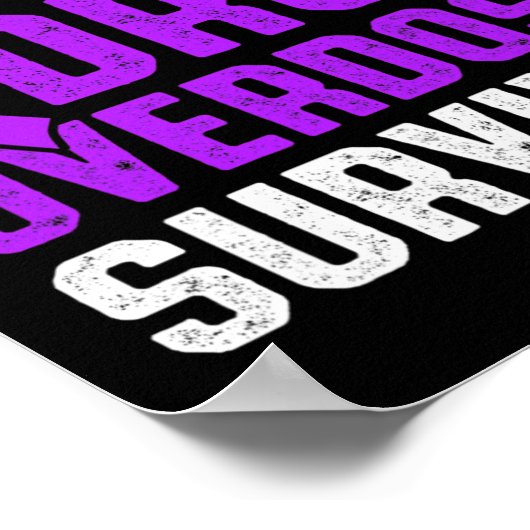 Arzneimittel Überdosierung Bewusstsein Warrior Sur Poster (Ecke)