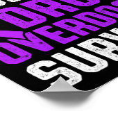 Arzneimittel Überdosierung Bewusstsein Warrior Sur Poster (Ecke)