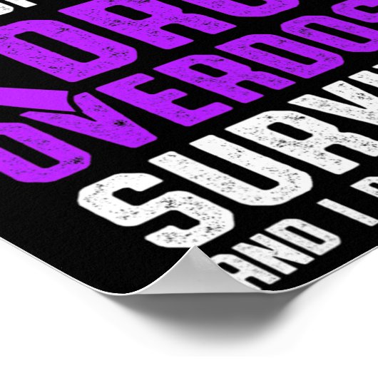 Arzneimittel Überdosierung Bewusstsein Warrior Sur Poster (Ecke)