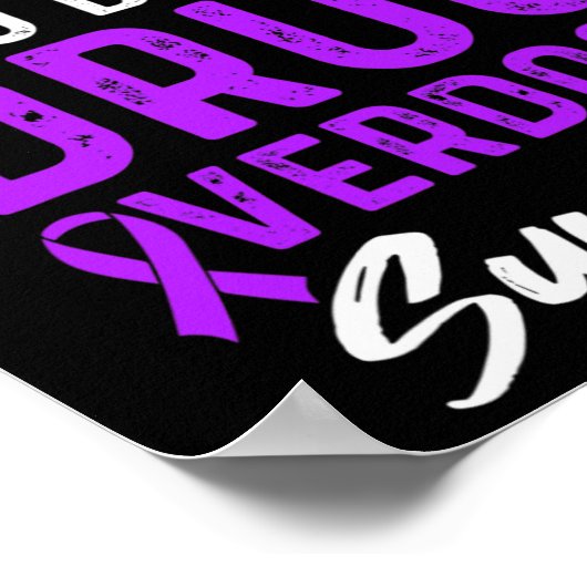 Arzneimittel Überdosierung Bewusstsein Warrior Sur Poster (Ecke)