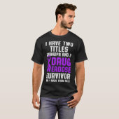 Arzneimittel Überdosierung Bewusstsein Warrior Sur T-Shirt (Vorne ganz)