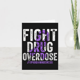 Arzneimittel Überdosierung Lila Ribbon Opioid Über Karte