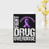 Arzneimittel-Überdosierung Opioid-Bewusstsein 1 Karte (Gelbe Blume)