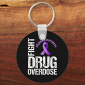 Arzneimittel-Überdosierung Opioid-Bewusstsein 1 Schlüsselanhänger (Vorderseite)