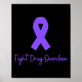 Arzneimittel-Überdosierung Opioide Bewusstsein für Poster (Vorne)