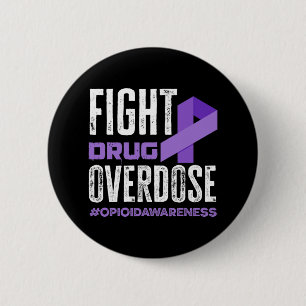 Arzneimittel-Überdosierung Pruple Ribbon-Opioid-Üb Button