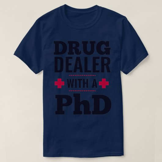 Arzneimittelhändler mit Doktor 1 T-Shirt (Design vorne)