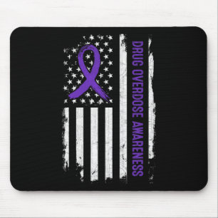 Arzneimittelüberdosierung - Amerikanische Flagge - Mousepad