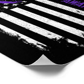 Arzneimittelüberdosierung - Amerikanische Flagge - Poster (Ecke)