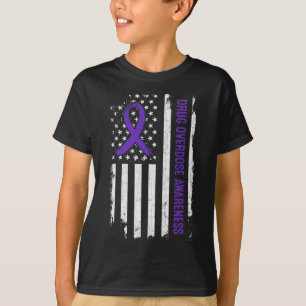 Arzneimittelüberdosierung - Amerikanische Flagge - T-Shirt