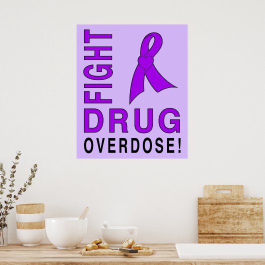 Arzneimittelüberdosierung Poster (Küche)