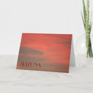 ARZONA Red Sky Note Card Karte