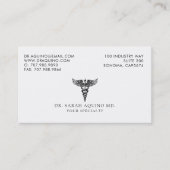 Arzt Ärztlicher Beruf Geschäft und Termin Visitenkarte (Vorderseite)