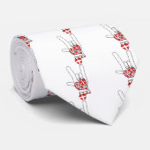 ARZT ASL UNTERZEICHNET I LIEBE SIE - HERZ - MEDIZI KRAWATTE (Gerollt)