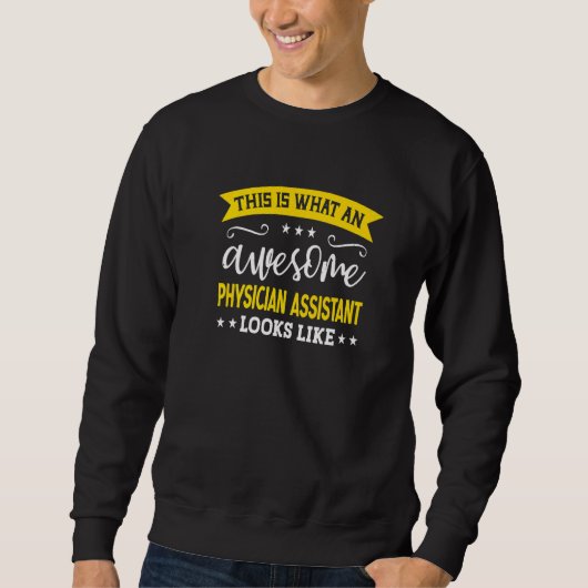 Arzt-Assistent Berufsbezeichnung Mitarbeiter Arzt Sweatshirt (Vorderseite)