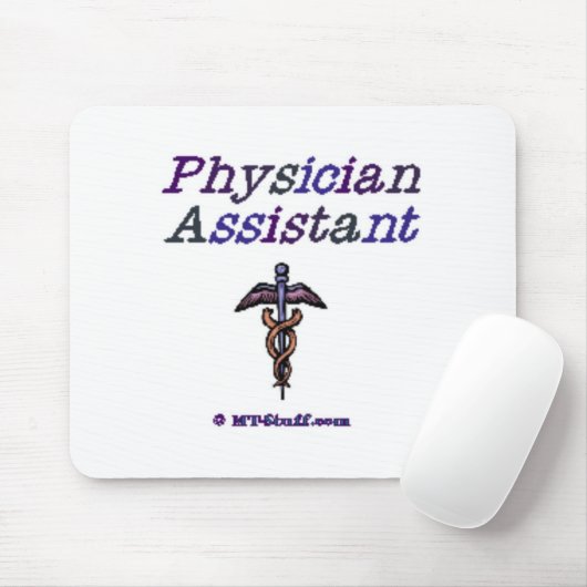 Arzt-Assistent - Caduceus Mousepad (Mit Mouse)