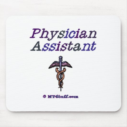 Arzt-Assistent - Caduceus Mousepad (Vorne)
