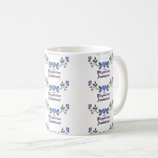 Arzt-Assistent CS Kaffeetasse (VorderseiteRechts)