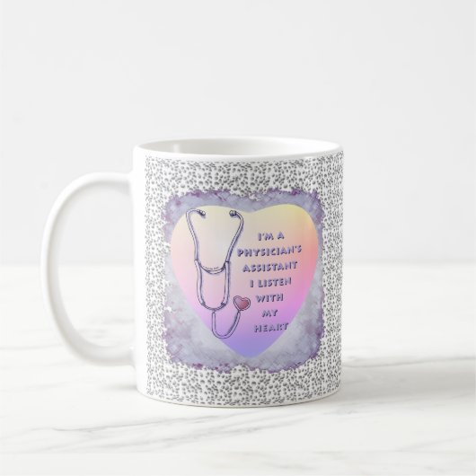 Arzt-Assistent Herz Kaffeetasse (Links)