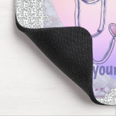 Arzt-Assistent Herz Mousepad (Ecke)