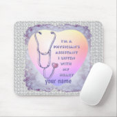Arzt-Assistent Herz Mousepad (Mit Mouse)