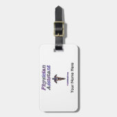 Arzt-AssistentCaduceus Gepäckanhänger (Vorderseite vertikal)