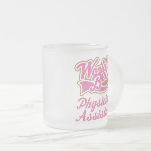 Arzt-Assistenten-Geschenk Mattglastasse (VorderseiteRechts)