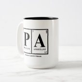 Arzt-Assistenten-Tasse Zweifarbige Tasse (Vorderseite Links)