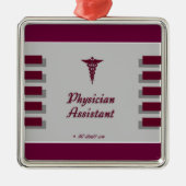 Arzt-Assistenten-Verzierung Ornament Aus Metall (Vorne)