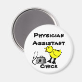 Arzt Assistenzschicke Kühlschrankmagnet (Vorderseite/Rückseite)