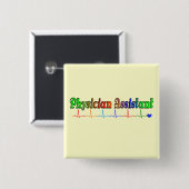 Arzt-behilfliche Geschenk-T - Shirts und mehr Button (Vorne & Hinten)