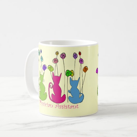 Arzt-behilfliche Geschenk-wunderlicher Kaffeetasse (Vorderseite Links)