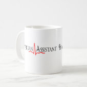 Arzt-behilfliche Geschenke, QRS Entwurf Kaffeetasse (Vorderseite Links)