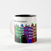 Arzt-behilfliche Tassen-wunderlicher Zweifarbige Tasse (Vorderseite Links)