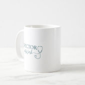 Arzt bei der Arbeit Kaffeetasse (Vorderseite Links)