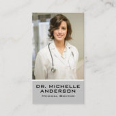 Arzt | Benutzerdefinierte Bildvorlage Visitenkarte (Vorderseite)
