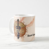 Arzt Caduceus Kaffeetasse (Vorderseite Links)