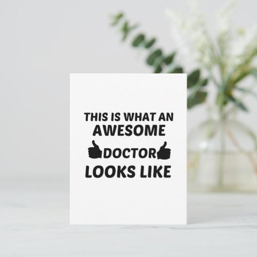 ARZT DANKESKARTE (Stehend Vorderseite)