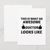 ARZT DANKESKARTE (Vorne/Hinten)