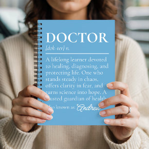 Arzt Definition Personalisiertes Journal-Geschenk  Notizblock