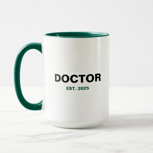 ARZT Est. Jahr Tasse (Links)