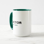 ARZT Est. Jahr Tasse (Vorderseite Links)