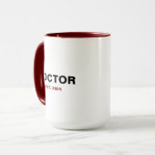 ARZT Est. Jahr Tasse (Vorderseite Links)