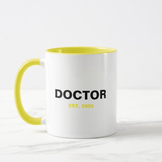 ARZT Est. Jahr Tasse (Links)