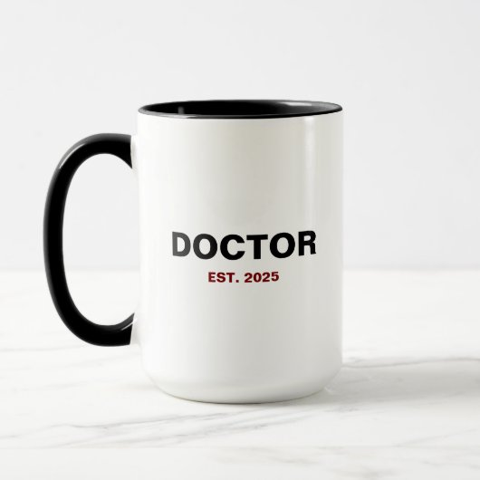 ARZT Est. Jahr Tasse (Links)