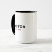 ARZT Est. Jahr Tasse (Vorderseite Links)