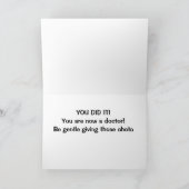 **ARZT** FRAUENARZT KARTE (Innenseite)